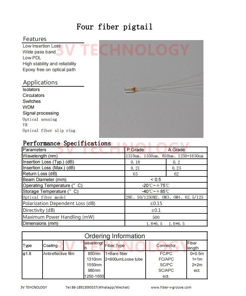 4cores (2×2) fiber capillary - Image 4